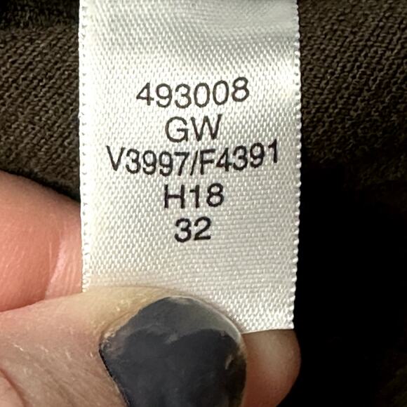 Lands End NWT Women's Size 18 Brown Micro Corduroy High Rise Straight Leg - Picture 13 of 15